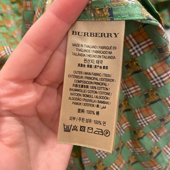 Burberry button down blouse - Picture 3 of 5